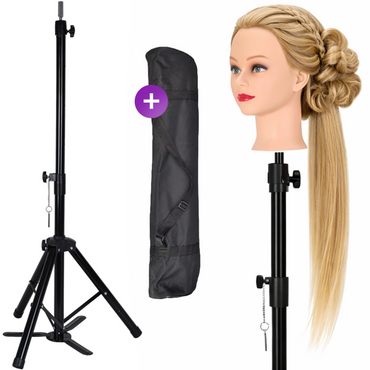 Oefenhoofd Standaard Verstelbaar met Tas – Professioneel Statief