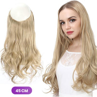 Premium Hair Extensions - Blond Golvend - Onzichtbare Scheiding - Natuurlijke Look - Hair extension - 45 cm Haarextensies Sassy Goods