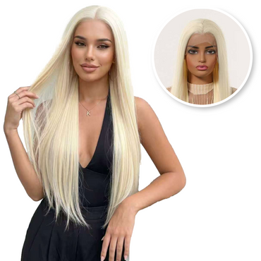 Luxe Ultra Lange Blonde Pruik Front Lace Wig