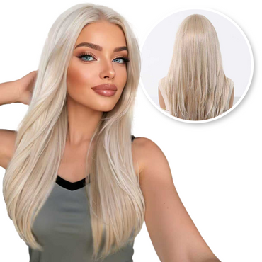 Lace Wig Licht Blond 55 cm met Lagen