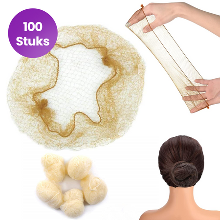 100 Stuks Haarnetjes Blond