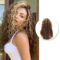 Bruine Highlights Krullen Pruik Pruik Sassy Goods