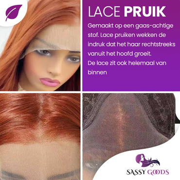 Koperen Lace Wig - 66 cm