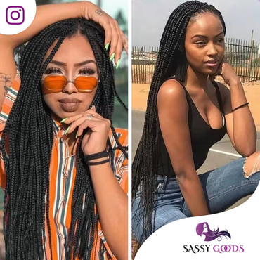 Pruik met Vlechten - Braided Wig