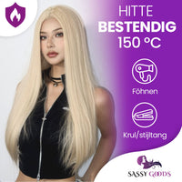 Blonde Pruik Steil Pruik Sassy Goods