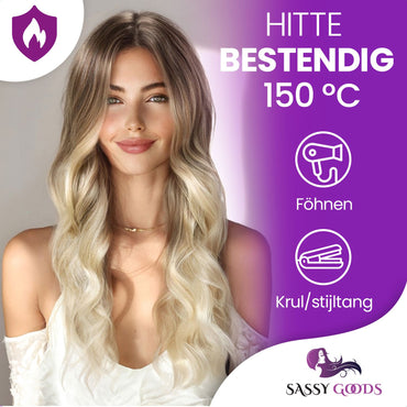 Blonde Ombre Lace Wig Pruik Sassy Goods