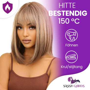Blonde Pruik Ombre Bob Pruik Sassy Goods