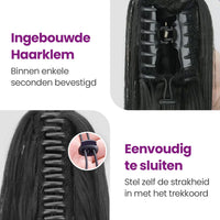 Clip In Extension Steil Zwart Haarextensies Sassy Goods
