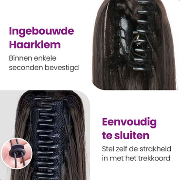 Clip In Extension Steil Donkerbruin Haarextensies Sassy Goods
