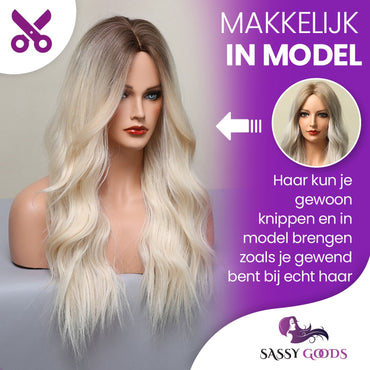 Blonde Pruik Lang Haar Pruik Sassy Goods