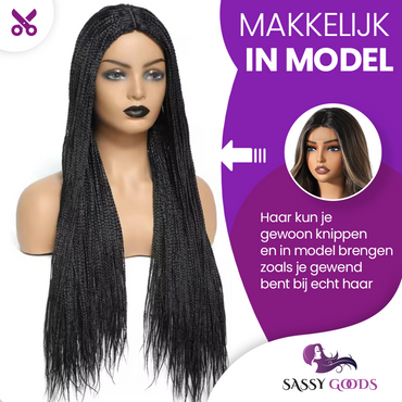 Pruik met Vlechten - Braided Wig