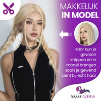 Blonde Pruik Steil Pruik Sassy Goods