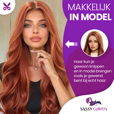 Koperen Lace Wig - 66 cm