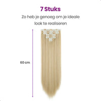 Clip In Extensions Blond 7 Stuks Haarextensies Sassy Goods