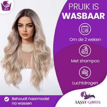 As Blonde Lace Front Wig 66 cm