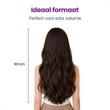 Premium Extensions Donkerbruin - 60 cm