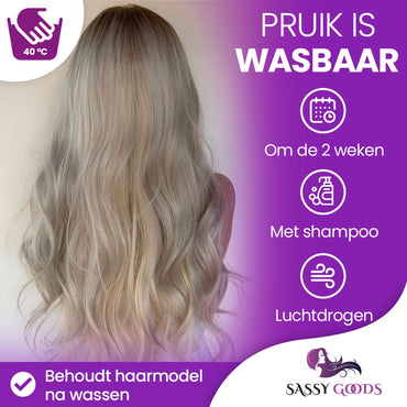 Blonde Ombre Lace Wig Pruik Sassy Goods