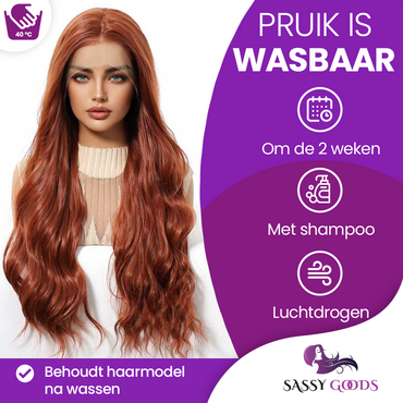Koperen Lace Wig - 66 cm