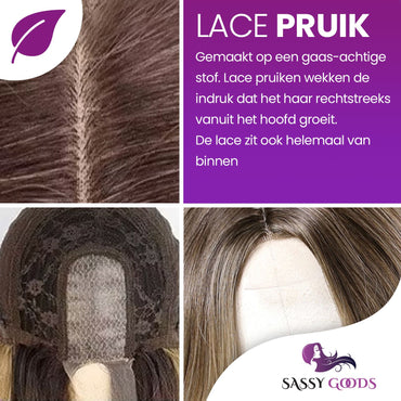 Blonde Ombre Lace Wig Pruik Sassy Goods