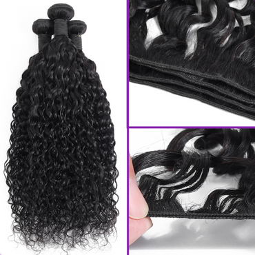 Braided Hair bundle Krullend Zwart Human Hair Extension - 100% Echt Haar
