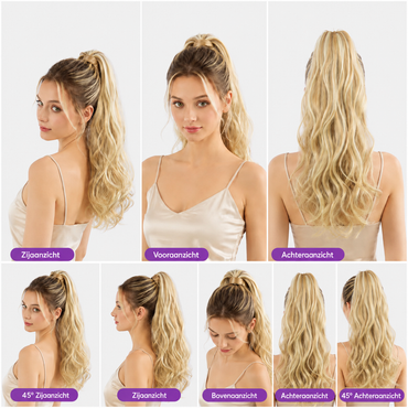 Clip In Extensions Blond - 50 cm