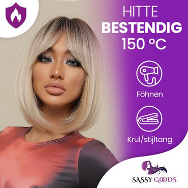 Blonde Pruik - 30 cm