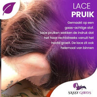 Luxe Roze Ombre Lace Wig - Pruik Pruik Sassy Goods