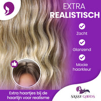 Blonde Ombre Lace Wig Pruik Sassy Goods
