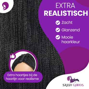 Pruik met Vlechten - Braided Wig
