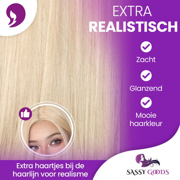 Blonde Pruik Steil Pruik Sassy Goods