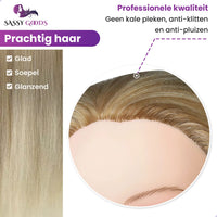 Blond Ombre Oefenhoofd Kappershoofd Oefenhoofd Sassy Goods