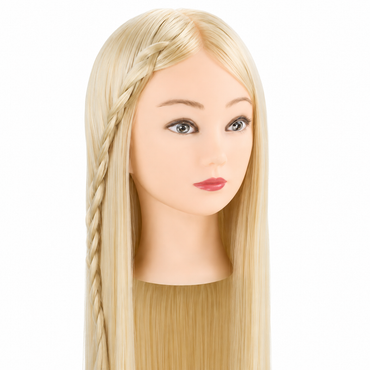 Blond Kappershoofd voor stylisten - 70 cm