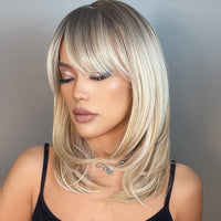 Blonde Pruik met Lagen Pruik Sassy Goods