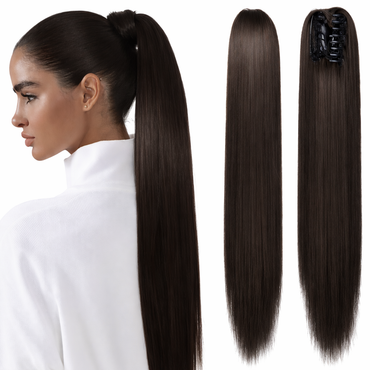 Clip In Extension Steil Donkerbruin