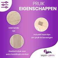Lace Wig Licht Wit Pruik Sassy Goods