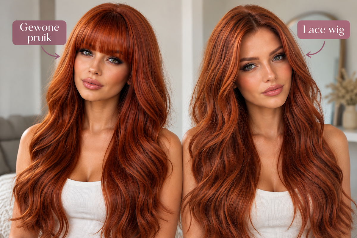 Lace wig of gewone pruik: wat is het verschil?