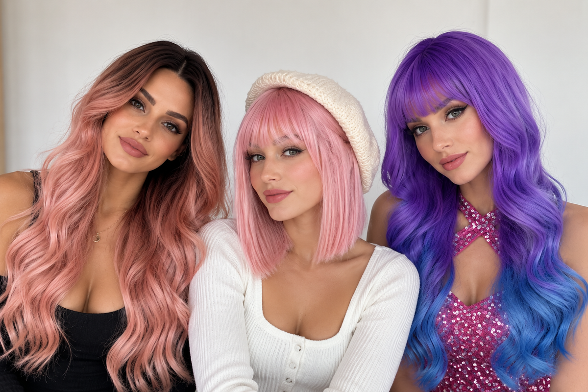Roze pruik dragen: welke tint past bij jou?