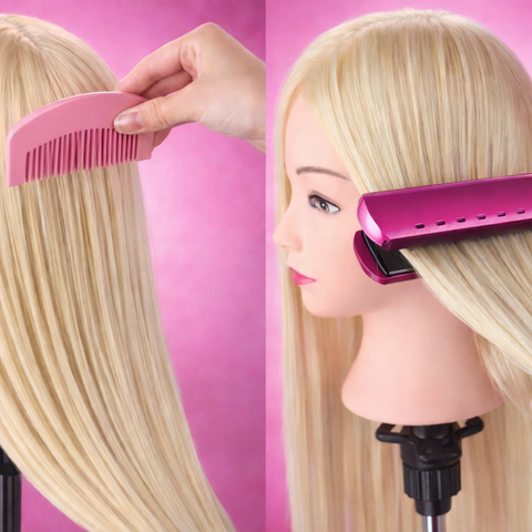 Kappershoofd Echt & Synthetisch Haar