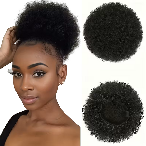 Ponytail hair extensions - hair puff - 20 cm - 1 Stuk