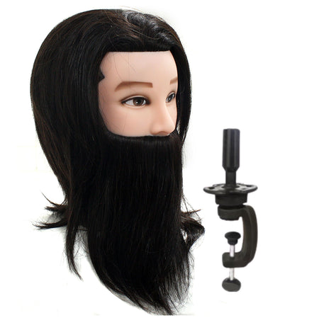 Kappershoofd 100% Echt Haar Man Zwart Oefenhoofd Sassy Goods 
