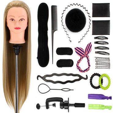 Donkerblond Oefenhoofd Kappershoofd Oefenhoofd Sassy Goods 