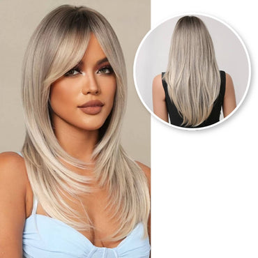 Platinum Blonde Pruik Lang Pruik Sassy Goods 