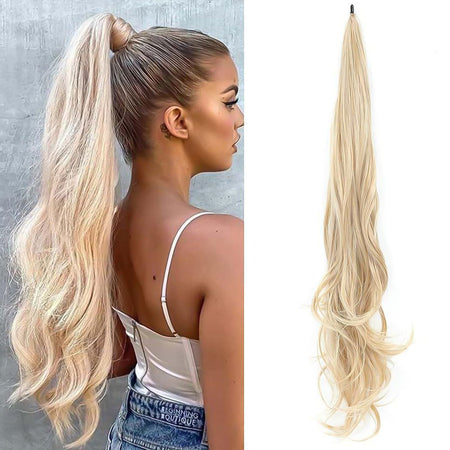 Ponytail Extension Blond extensions Sassy Goods 