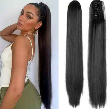 Clip In Extension Steil Zwart Haarextensies Sassy Goods 