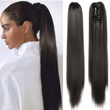 Clip In Extension Steil Donkerbruin Haarextensies Sassy Goods 