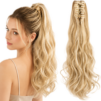 Clip In Extensions Blond - 50 cm