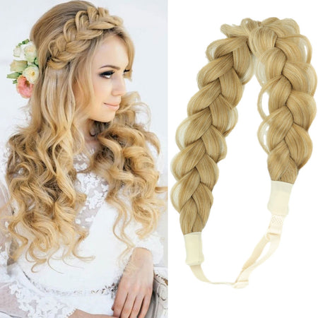 Gevlochten Haarband – Verstelbaar | Blond vlechtband Sassy Goods 