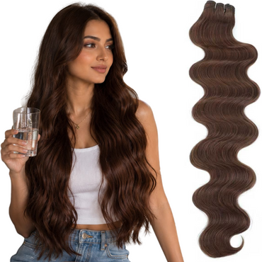 Premium Hair Extensions Donkerbruin - 65 cm