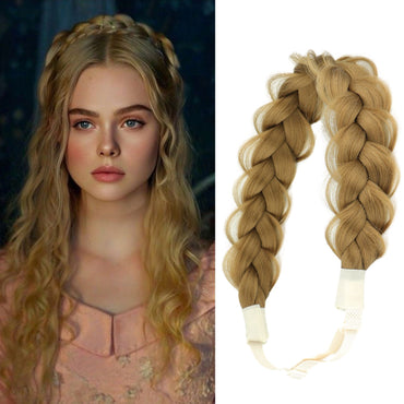 Gevlochten Haarband – Verstelbaar | Donkerblond extensions Sassy Goods 