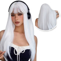 Pruik Wit Lang Pruik Sassy Goods 